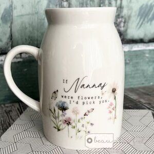 Wildflower Floral Ceramic Small Vase